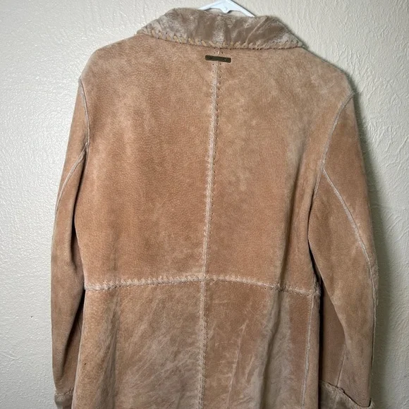 Tan leather jacket - Picture 5 of 6